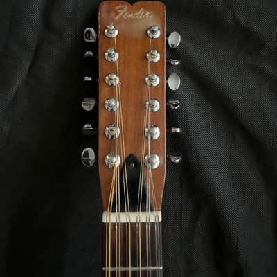 Fender F55-12 Dreadnought Size 12 string Acoustic Guitar, Natural, Used image 5