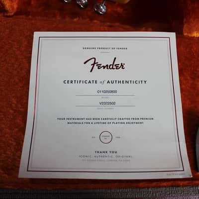 Fender 1961 Vintage Reissue VRII Stratocaster 2023 - 3 Tone Sunburst MINT image 7