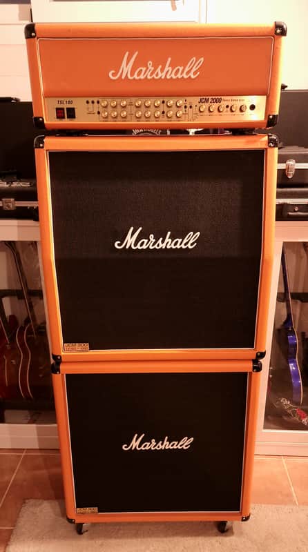 Marshall JCM 2000 TSL 100 Triple Super Lead 3-Channel 100-Watt Guitar Amp Head 2000s - Black image 1