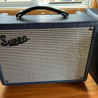 Supro 1605R '64 Reverb 5-Watt 1x8" Guitar Combo 2017 - Present - Blue Rhino image 1