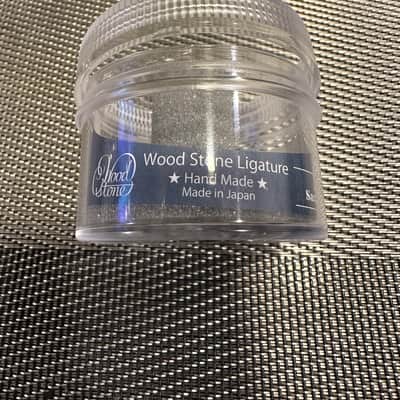 Wood stone ligature sterling silver for alto sax metal Beechler mouthpiece image 1