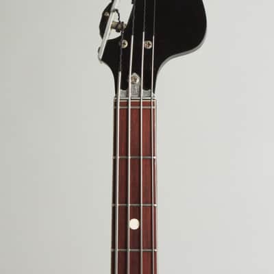 Wandre  Tigre Semi-Hollow Body Electric Bass Guitar (1965), black tolex hard shell case. image 5