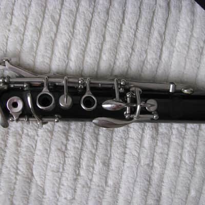 Bundy Selmer Clarinet Semi Plateau Partially closed Keys 70's? - black ploshed image 8