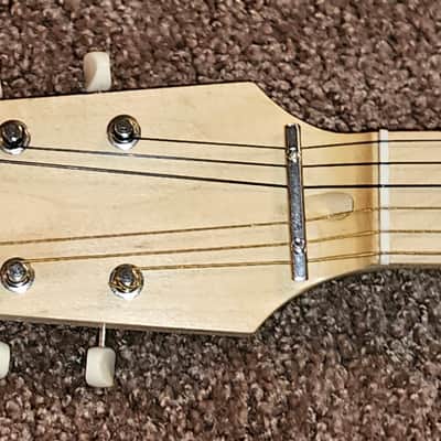 Unbranded Nylon Strings Stratocaster 2020 - Black image 7
