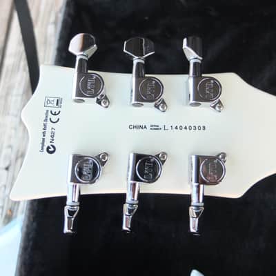 LTD By ESP EC200 Electric Guitar w/ Hardshell Case - Satin White image 6