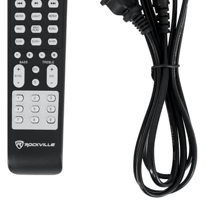 Rockville ROCK PARTY Dual 8" Wireless Rechargeable Karaoke Machine System w/Mic image 12