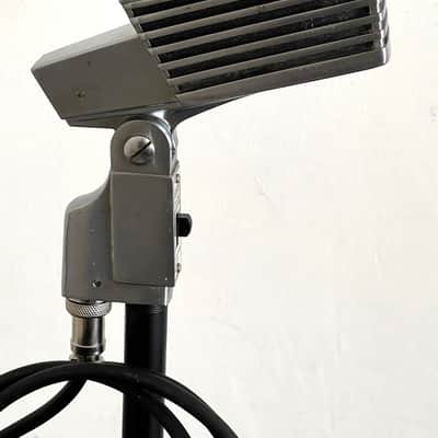 Rare 1960's TEISCO DM-306 Dynamic Microphone, working, w/stand and cable image 4