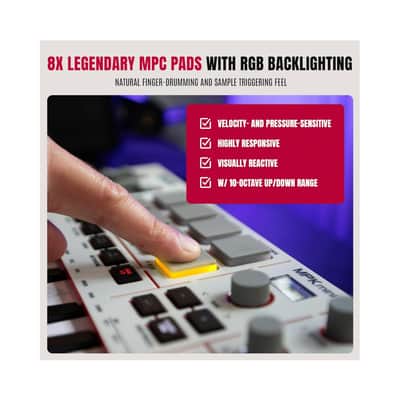 Akai Professional MPK Mini IV 25-Key USB-C MIDI Keyboard Controller Bundle image 5