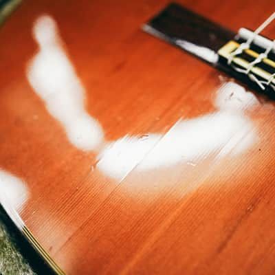 1970s Ryoji Matsuoka M40 – Handcrafted in Japan| Solid Top | Low Action | Hard Case  | Vintage Classical Tone image 8