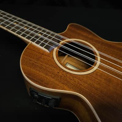 New Lanikai Acoustic Electric 6 String Tenor Ukulele ACST-6CET w/Gig Bag image 11