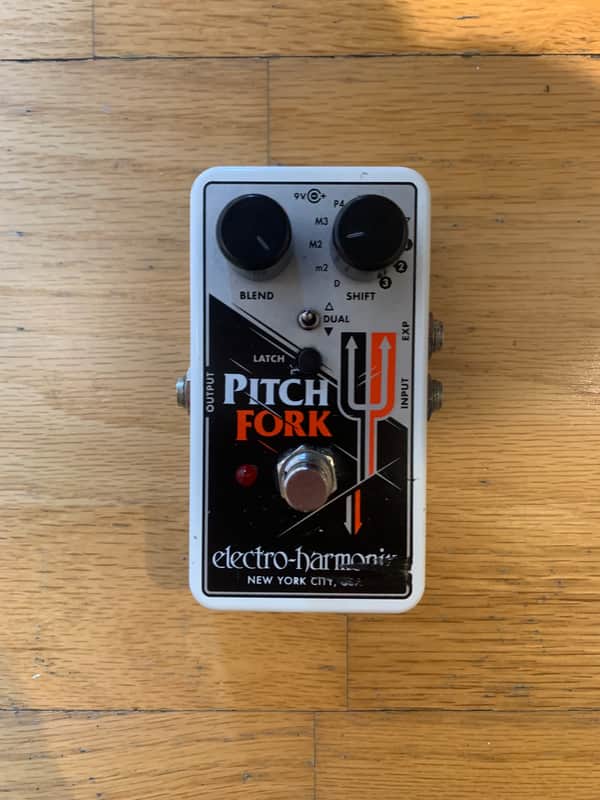 Electro-Harmonix Pitch Fork Polyphonic Pitch Shifter / Harmony Pedal 2014 - Present - Black / White / Red image 1
