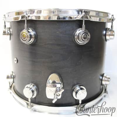 DW 14x11"Floor Tom Drum Collectors Series Ebony Satin Oil 5Ply Maple w/ Re-Rings image 6