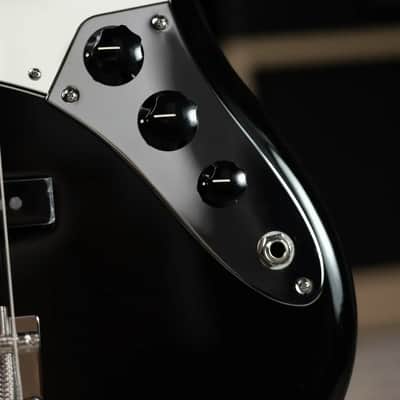 Fender Vintera III Early '70s Jazz Bass Guitar - Black with Gig Bag image 11