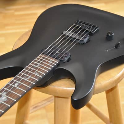 SCHECTER Damien 6 LH SBK Satin Black / Left Handed / Damien-6 / WI21100610 imagen 5