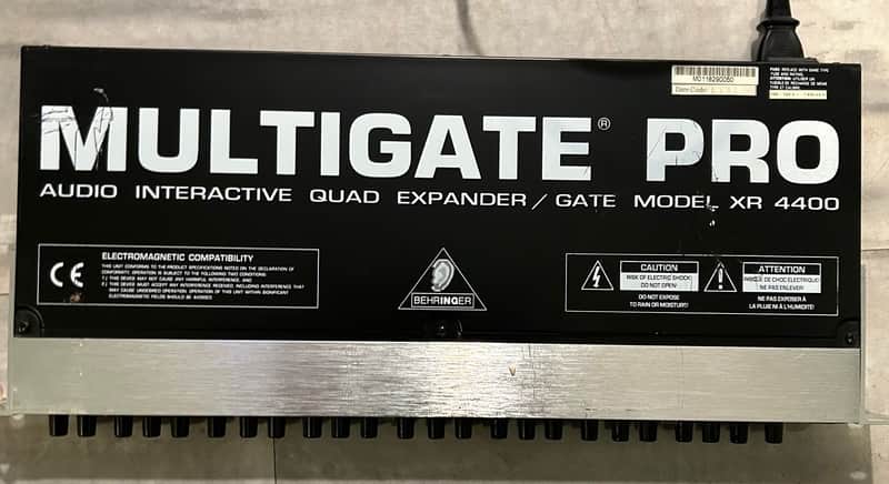 Behringer Multigate Pro Model XR 4400 Audio Interactive Quad Expander/Gate image 1