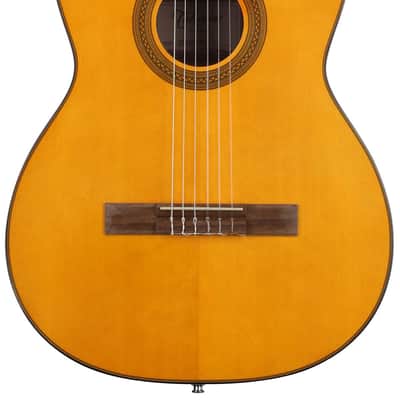 Takamine GC1CE NAT  Nylon String Acoustic-Electric Guitar - Natural image 1