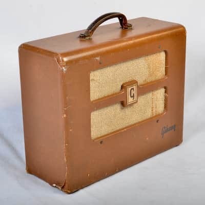 Gibson BR-6F 3-Input 10-Watt 1x10" Guitar Combo 1953 - Brown image 5