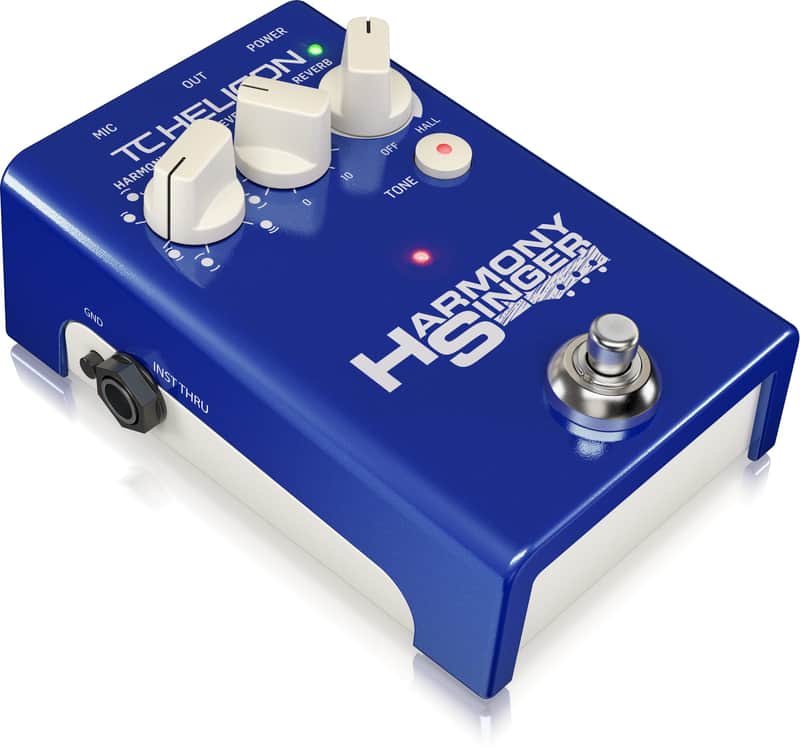 TC Helicon HARMONY SINGER 2 Battery-Powered Vocal Effects Stompbox with Guitar-Controlled Harmony, Reverb and Tone image 1