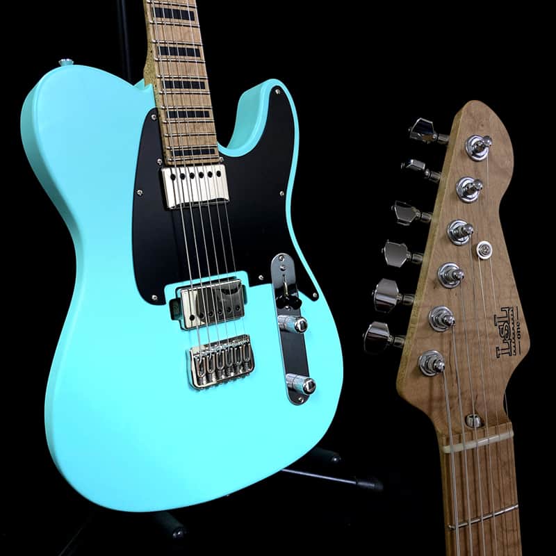 LsL Instruments Baribone Custom Shop 24 Fret Baritone Tele, Seafoam Green image 1