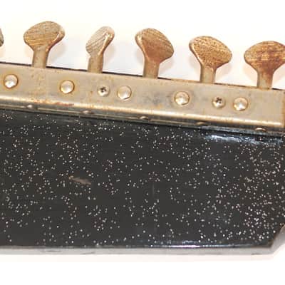Silvertone (Danelectro) 1448 • Lipstick Pickup • 1966 • Black Sparkle • Exc image 10