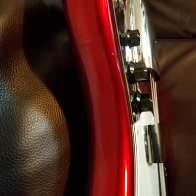 Fender 50th Anniversary Jazz Bass 2010 Candy Apple Red image 8