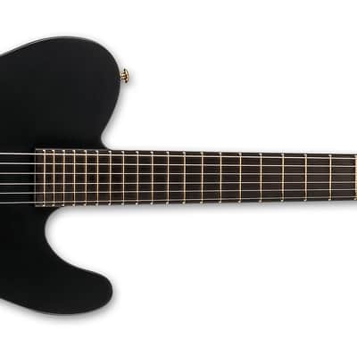 ESP LTD AA-1 Alan Ashby Black Satin Electric Guitar with ESP Hard Case - B-Stock - Of Mice & Men!  Made in korea. image 2