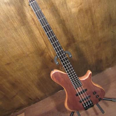 Rybski Custom Single Cut 4 String Bass Guitar with Gig Bag image 2