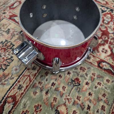 1980s Slingerland Spirit 4000 8 Piece Drum Shell Pack - Red Gloss 8/10/12/13/14/15/16/22 (C021-4) image 13