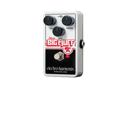 Electro-Harmonix Nano Big Muff Pi Distortion / Sustainer 2013 - Present - White / Black / Red image 2