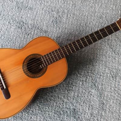 Vintage 1950-60s Geronimo Villafan La Michoacana Classical Flamenco Acoustic Guitar Made In Mexico Beautiful Design Lush Huge Tones Garrido Case image 4