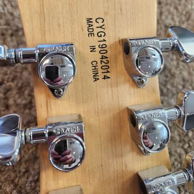 Immagine Used 2019 Gretsch G5566 Jet Double Neck (One Standard Neck, One Baritone Neck) - Silver Sparkle - 15