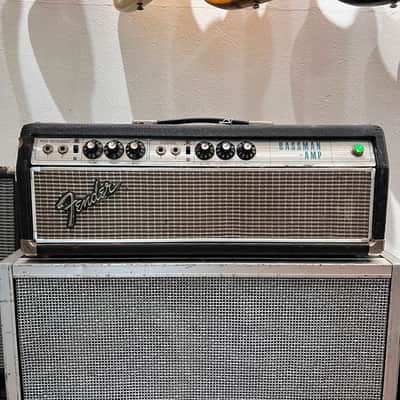 Fender Bassman "Drip Edge" 2-Channel 50-Watt Guitar Amp Head 1968 - 1969 - Silverface image 1