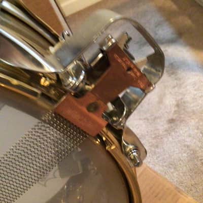 Ludwig 5.5x14 Super Sensitive 60s - Gold powdercoat image 7