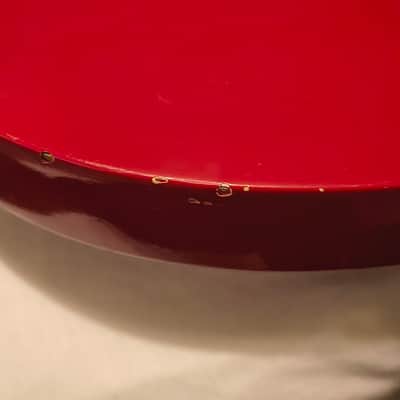 Burns-Baldwin 712 Silvertone 1966 - Beautiful Red Gloss - Bigsby image 14