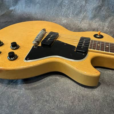 GIBSON LES PAUL TV SPECIAL 1957 - TV YELLOW - 100% ORIGINAL EXCEPT FOR TUNER BUTTONS image 8