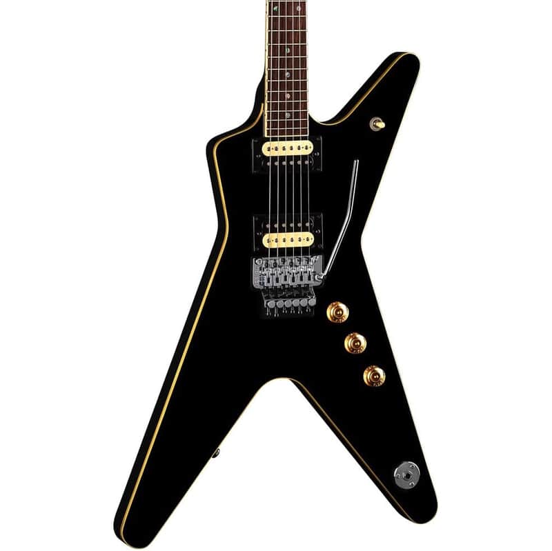 Dean Guitars ML 79 Floyd Classic Electric Guitar - Black image 1