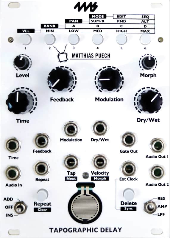 4MS TAPOGRAPHIC DELAY : USED : [DETROIT MODULAR] image 1