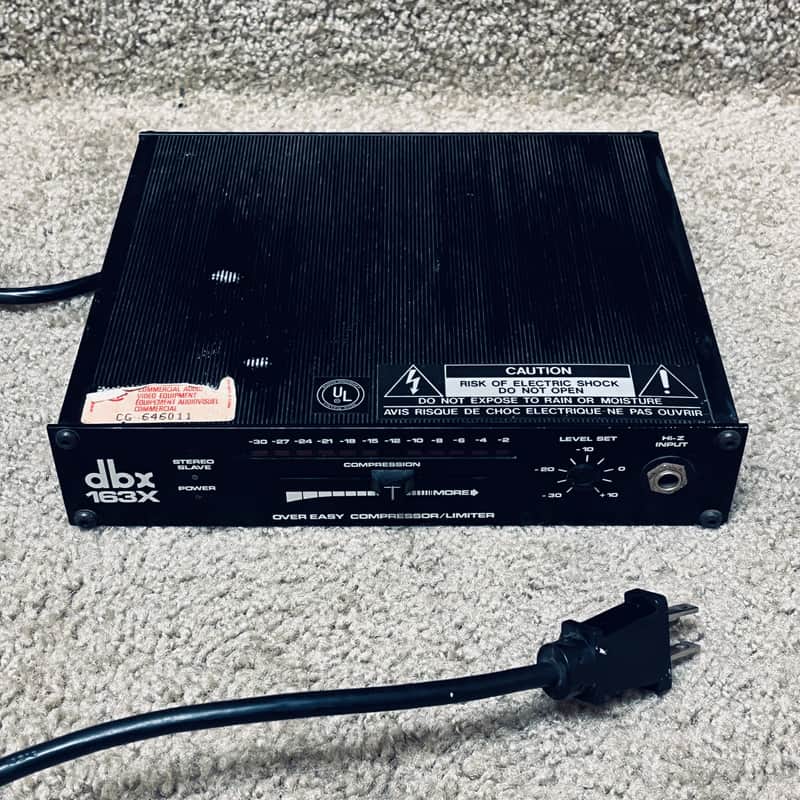 DTM・DAW Dbx163x Compressor Limiter DBX 163X Over Easy Compressor