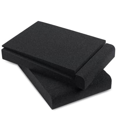 Studio Monitor Isolation Pads For 5 Inch Monitors, Pair Of Two High Density Acoustic Foam Which Fits Most Speaker Stands | Smpad 5 image 1