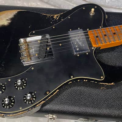 NEW! Fender Custom Shop Telecaster Custom Heavy Relic - Limited Edition - Black - Only 6.85lbs - Authorized Dealer - G06382 image 4