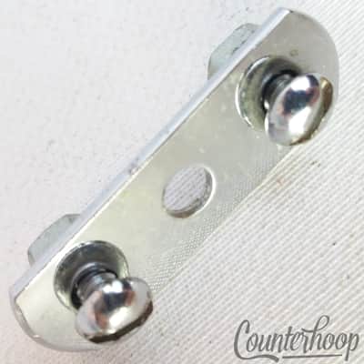 Rogers Muffler Plate Chrome Shell Washer Spacer Snare/Tom Drum 3-Hole 60s-70s US image 1