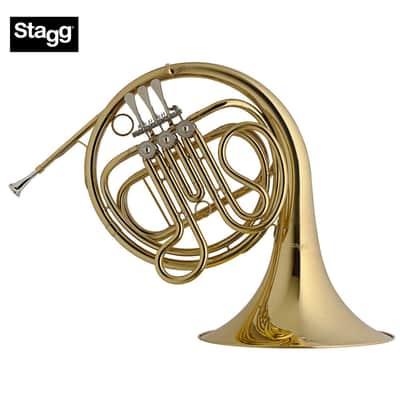 Stagg WS-HR245 BB 3 Rotary Valves French Horn with Form Light Case & Mouthpiece image 1