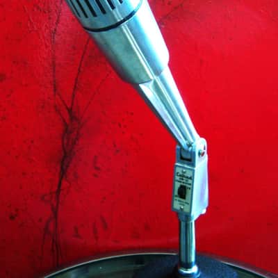 Vintage 1960's Calrad DM21 dynamic omni-directional microphone Dual Z / Hi Z harp mic w cable Olson Lafayette image 5