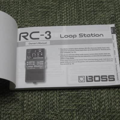 lightly handled genuine Boss Owner's Manual for RC-3 Loop Station (NO pedal / NO other items) specifically from 2012 (172 total pages cover to cover) English, German, French, Italian, Spanish, Portuguese, Dutch image 15