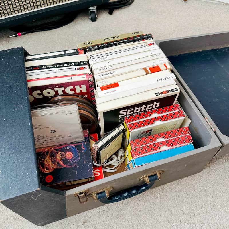 Job lot of 1/4" 7" reel-to-reel tapes - Scotch, EMI, Dynatape among others image 1