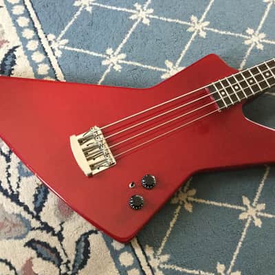 Gibson Rare Prototype Explorer Bass Early 1980's Red image 3