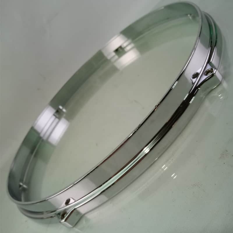 *Milestone 12" Die-Cast 6-Lug Tom Drum Rim Hoop Vintage 80s Chrome Tempus Canada image 1