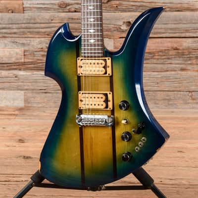 B.C. Rich Mockingbird Greenburst 1980s image 2