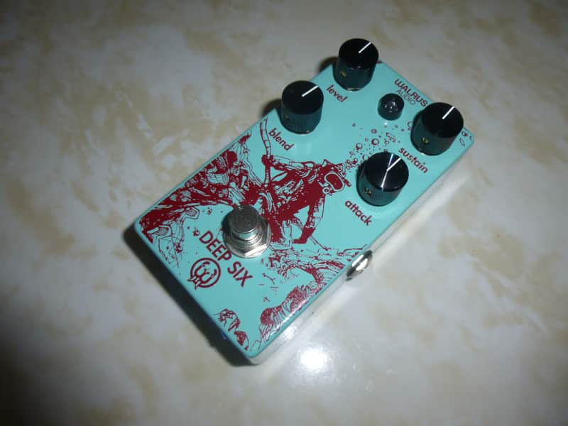 Walrus Audio Deep Six Compressor V1 2012 - 2018 - Blue / Red Diver image 1