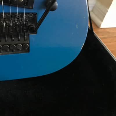 Kramer Baretta II 1980s American Series Flip Flop Blue image 13
